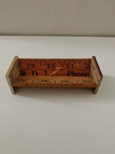Load image into Gallery viewer, Vintage Yard Stick Business Card Holder

