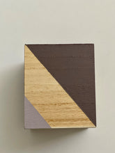 Load image into Gallery viewer, Hand painted square wood pen &amp; pencil cup.
