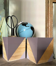 Load image into Gallery viewer, Hand painted square wood pen &amp; pencil cup.
