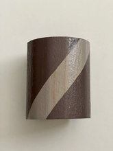Load image into Gallery viewer, Hand painted square wood pen and pencil holder.
