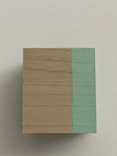 Load image into Gallery viewer, Hand painted square wood pen and pencil cup.
