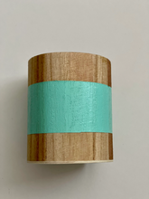 Load image into Gallery viewer, Hand painted square wood pen and pencil holder.

